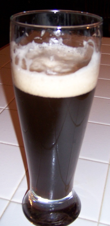 Tall Glass of Homebrewed Beer