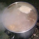 Boiling Home Brew Kettle