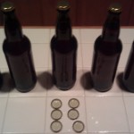 Braggot bottles and caps