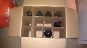 Wine bottles for mead