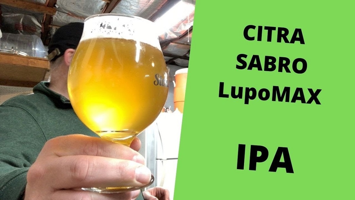 LUPOMAX CItra Sabro Hopped IPA with no dry hops but a full aroma