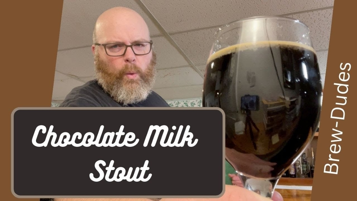 Olive Nation Milk Chocolate Stout brewed with cacao nibs